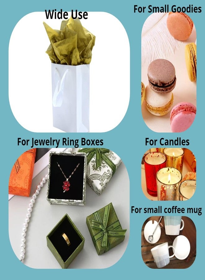 JUNESHE 4 Pack Small White Gift Bags with Tissue Paper, 8 inch Mini Tiny Little Paper Bag for Birthday Party Favors Baby Bridal Shower Shopping Presents Wedding Welcome - Image 5